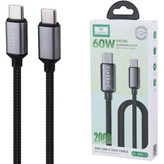 کابل 2 متری دو سر تایپ سی ال درام مدل EC-200C